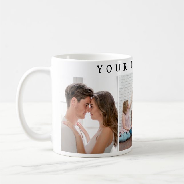 Simple Custom  Photo Valentine's Day Coffee Mug Kaffeetasse (Links)