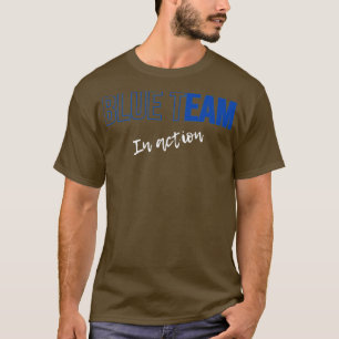 Simple Cyber Security Blue Team Hacking Profession T-Shirt