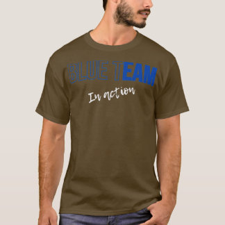 Simple Cyber Security Blue Team Hacking Profession T-Shirt