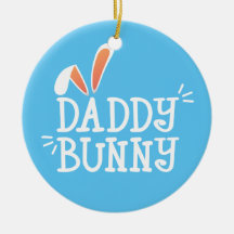 Simple Daddy Bunny Ostertypografie | Ornament