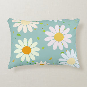Simple Daisy Blume Floral Pattern trendy Girly Dekokissen