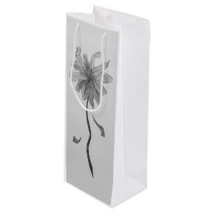 Simple Daisy Geschenktüte Für Weinflaschen