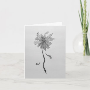 Simple Daisy Karte