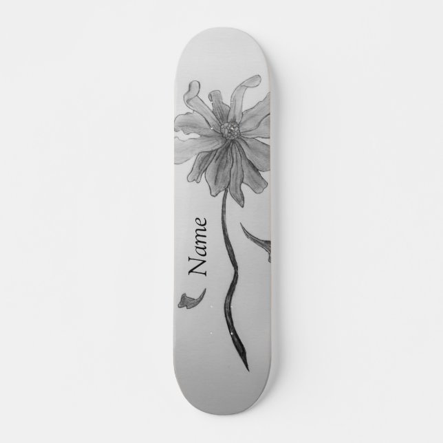 Simple Daisy Name Skateboard (Vorne)