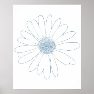 Simple Daisy Poster