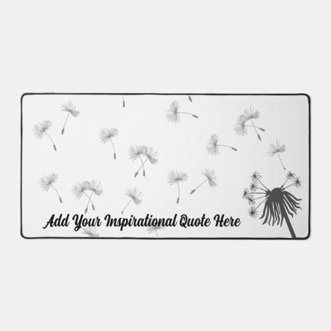 Simple Dandelion DeskMat | Eigene Motivation hinzu (Vorderseite)