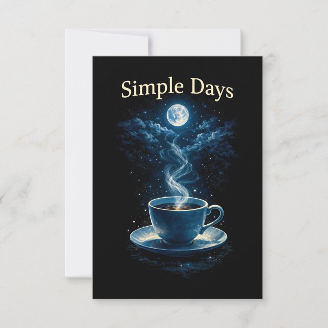 Simple Days Dankeskarte (Vorderseite)