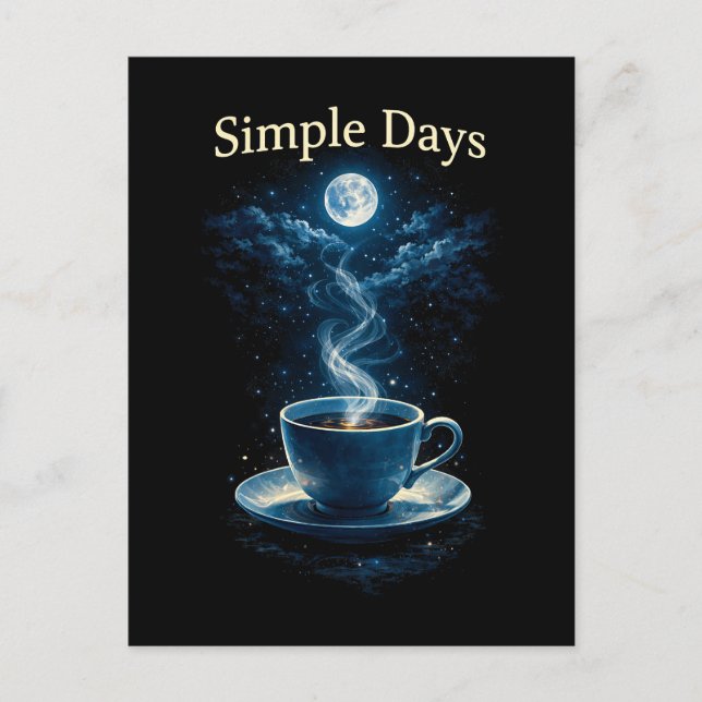 Simple Days Postkarte (Vorderseite)