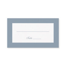 Simple Dusty Blue Wedding