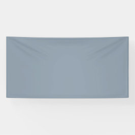 Simple dusty dove blue color banner