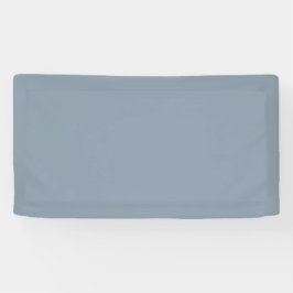 Simple dusty dove blue color banner