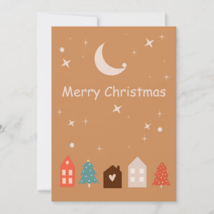 Simple Earth Tone Frohe Weihnachten