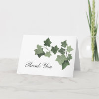 Simple Elegance Green Ivy Vielen Dank