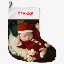 Simple Elegant Baby's First Christmas 1 Foto