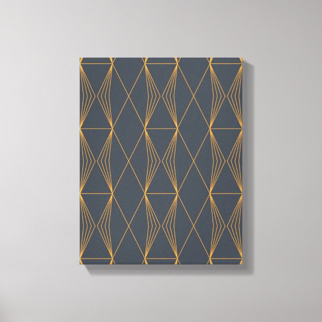 Simple, elegant, cool, trendy line graphic pattern leinwanddruck (Vorderseite)
