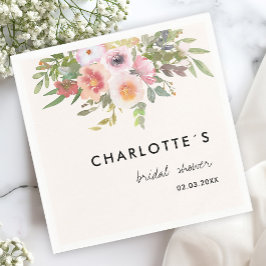 Simple, elegant eucalyptus, flowers  serviette