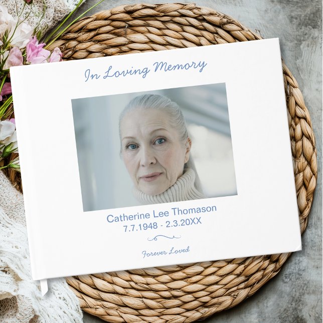 Simple Elegant Funeral In Loving Memory Guest Book Gästebuch (Simple Elegant Funeral In Loving Memory Guest Book
)