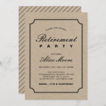 Simple Elegant Kraft | Party für Unternehmensruhes