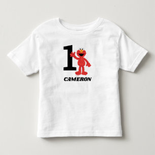 Simple Elmo 1. Geburtstag Kleinkind T-shirt