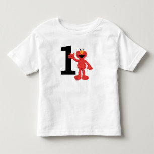 Simple Elmo 1. Geburtstag Kleinkind T-shirt