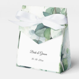 Simple Eucalyptus Wedding Geschenkschachtel