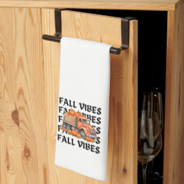 Simple Fall Themed Pumpkin | Niedlich Fall Vibes Geschirrtuch