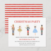 Simple Five Characters Nutcracker Christmas Party