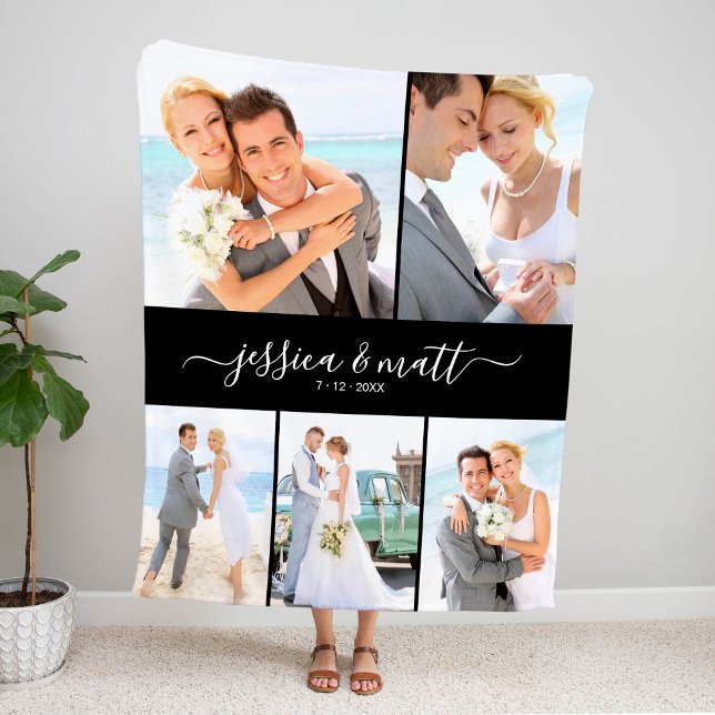 Simple Five-Photo with Names and Date Sherpadecke (Von Creator hochgeladen)