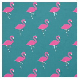 Simple Flamingo Pink Polka Dots Stoff