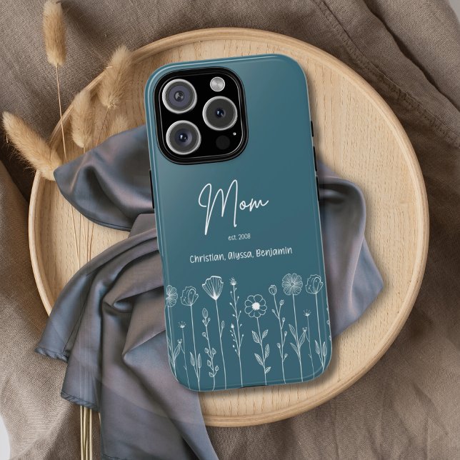 Simple Floral Nana Custom Title Case-Mate iPhone Hülle (Von Creator hochgeladen)