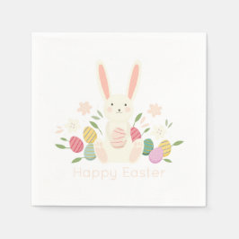 Simple Floral Oaster Bunny | Serviette