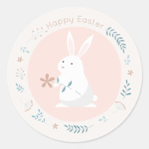 Simple Floral Oaster Bunny | SIEGEL