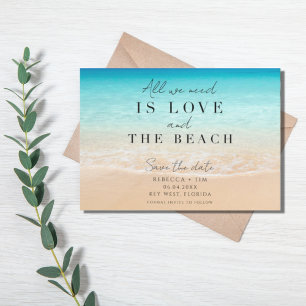 Simple Florida Beach Wedding Save The Date
