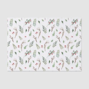 Simple Forest Berry Pinecone Seidenpapier