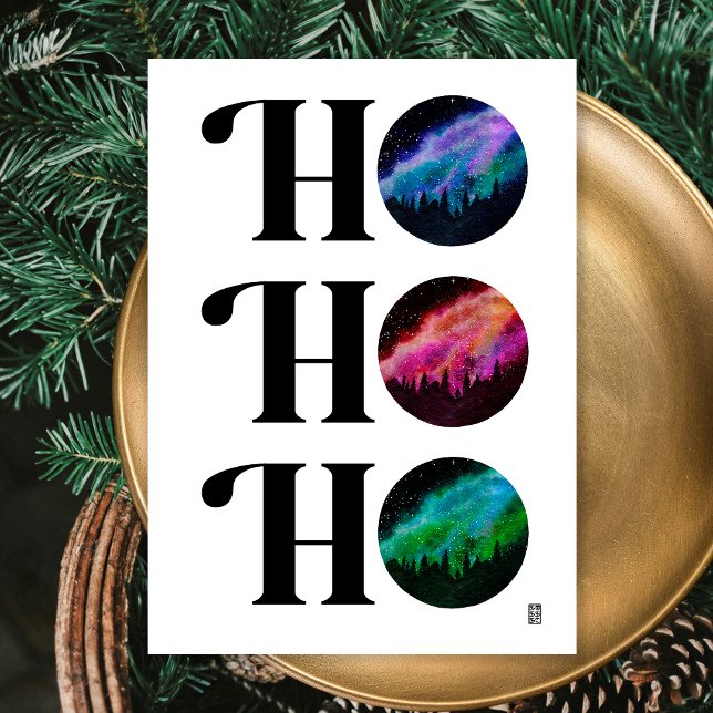 Simple Galaxy Bold HO HO HO Weihnachten (Front)