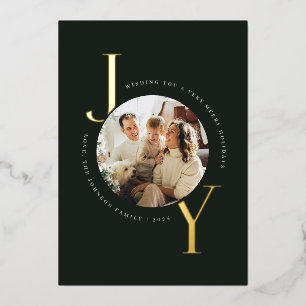 Simple Gold Joy Folieneinladung
