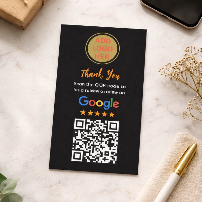 Simple Google Review Request|Modern Small Business Telefonnummerkarte (Simple Google Review Request|Modern Small Business Calling Card
)