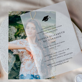 Simple Grad Cap Eleganter Abschluss