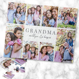 Simple Grandma Photo Collage Puzzle