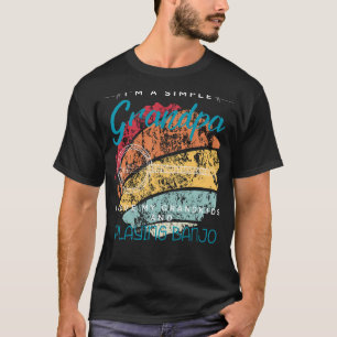 Simple Grandpas Banjo Liebe - Humoriges T-Shirt Ce