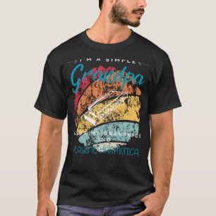 Simple Grandpas Harmonica Tune - Whimsical T-Shirt