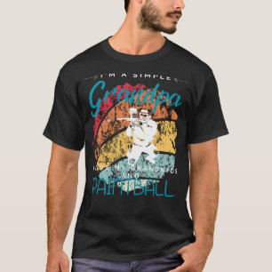 Simple Grandpas Paintball Fun - Spielendes T-Shirt