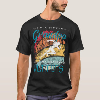 Simple Grandpas Running Joy - Spielvolles T-Shirt 