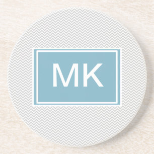 Simple Gray ZigZag Getränkeuntersetzer