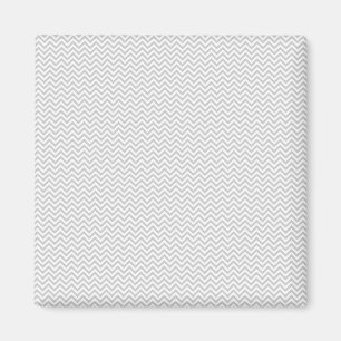 Simple Gray ZigZag Magnet