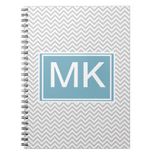 Simple Gray ZigZag Notizblock