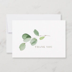 Simple Greenerity Funeral Bereavement Vielen Dank  Dankeskarte