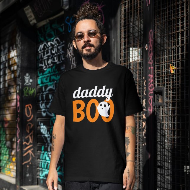 Simple Halloween Daddy Boo Spooky Ghost T-Shirt (Von Creator hochgeladen)
