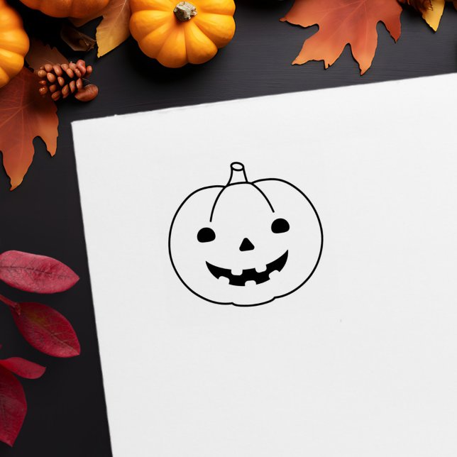 Simple Halloween Pumpkin 1x1 Gummistempel (Von Creator hochgeladen)