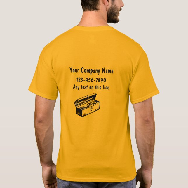Simple Handyman Tshirts (Rückseite)